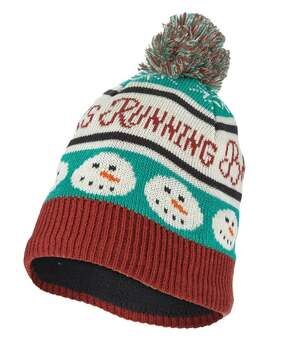 Brooks Running NWT Pom Pom Beanie Run Merry Toboggan Winter Hat